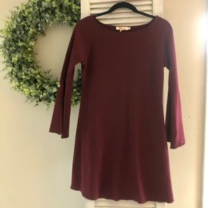 Burgundy Boutique Dress